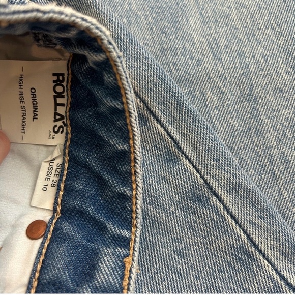 ROLLA'S Classic Blue Denim Jeans - Picture 7 of 11